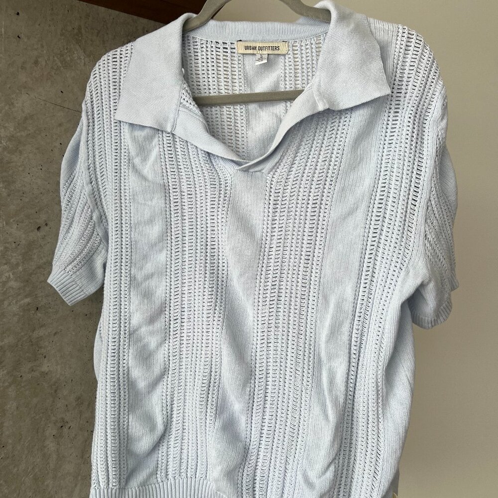 Urban Outfitters Knitted Polo Shirt